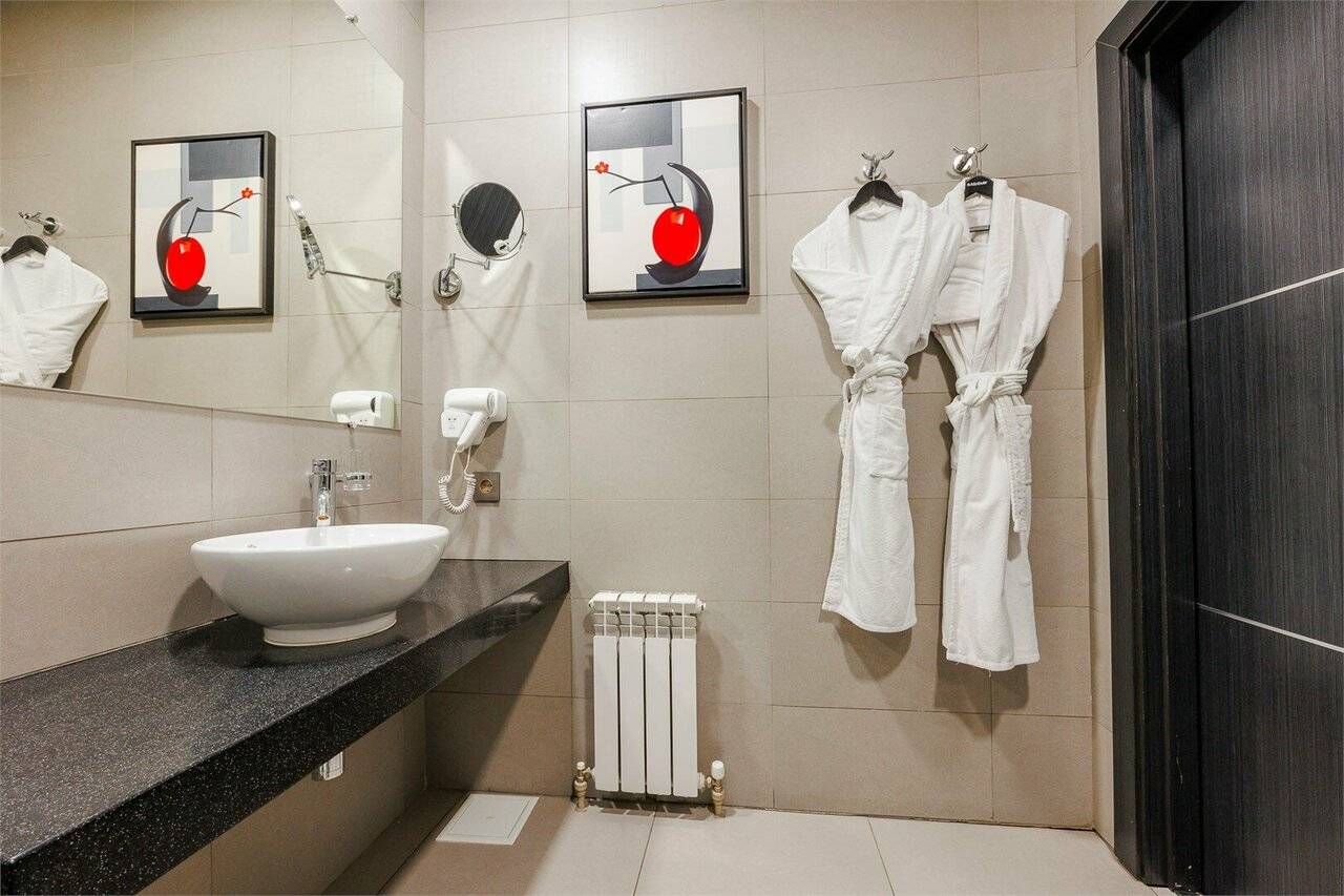 Фотографии номера Двухместный номер Делюкс с 1 кроватью или 2 отдельными кроватями в Гостинице Аквамарин Курск